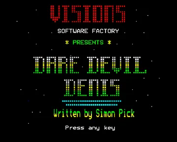 Dare Devil Denis (198x)(Vision) screen shot title